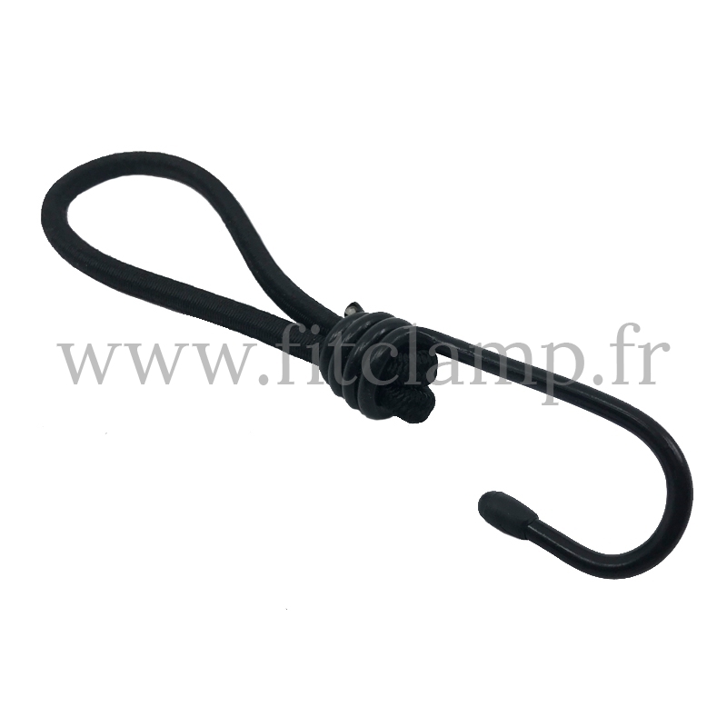 Tendeurs élastiques - Tendeur en élastique 25 cm avec crochet.