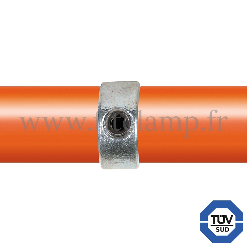 Tube clamp fitting 150 for tubular structures: Internal joint clamp. With double galvanised protection. FitClamp