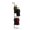 Black B34 Solo wall-mounted clothes rail