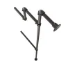 Black B34 Solo wall-mounted clothes rail