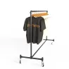 Black B34 Single clothes rail